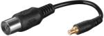 Goobay Adaptor antena DVB-T Coaxial mama - MCX tata Goobay (67227) - balutatech