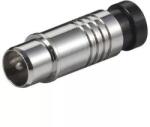 Goobay Mufa coaxial tata compresie 7mm Goobay (67243) - balutatech