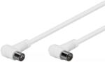 Goobay Cablu coaxial Profesional cu mufe cotite 5m Goobay (67356) - balutatech