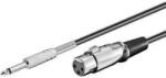 Goobay Cablu Jack 6.35 mm mono la XLR mama 6m Goobay (50710) - balutatech