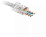 EUROKOMP Mufa RJ45 8P8C CAT6E PASS THROUGH SOLID EUROKOMP E5884 TEL0072 (E5884) - balutatech