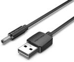 Vention Cablu USB A mufa - DC 3.5x1.35 mm mufa 1m cupru negru VENTION CEXBF (20912)