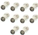 Well Set 10 mufe F cu sertizare RG6 7mm cu inel cauciuc WELL FC-100-WL-10 (23000)