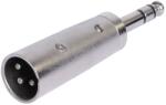 BST Adaptor audio XLR tata - JACK 6.35 mm tata STEREO metal BST 18-5569 (18-5569) - balutatech