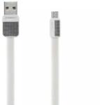 REMAX Cablu Remax Platinum Micro USB RC-044 Alb 1m (IRCABPLAMALB) - balutatech