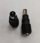 Mufa adaptoare alimentare DC 2.1x5.5 mm mama la 7.4x5.0 mm cu Pin in interior tata (19736)