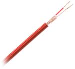 Cabletech Cablu microfon STEREO rosu 6mm KAB0605B conductor interior 2x20 fire Cupru x0.12mm rola pret 1m Cabletech (KAB0605B) - balutatech