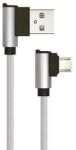 V-TAC Cablu micro USB 1m DIAMOND EDITION argintiu V-TAC (SKU-8636)
