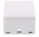 Well Priza de perete fara Keystone 1-port alba Well (LANBOX-SM-1P-WL) - balutatech
