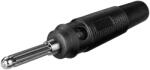 Goobay Mufa banana 4 mm tata din cauciuc moale negru Goobay 11399 (11399) - balutatech