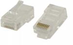 Valueline Mufa RJ45 CAT5 transparent tata 5buc Valueline (VLCB89300T) - balutatech