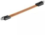 Goobay Cablu F mama la F mama 26cm COAXIAL super plat Goobay (11953) - balutatech