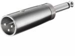 Goobay Adaptor XLR la Jack 6.35 mm mono tata Goobay (27452) - balutatech