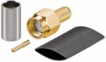 Goobay Conector RP-SMA tata cu sertizare RG58 Goobay (51697) - balutatech