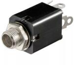 Goobay Mufa Jack audio 6.35 mm stereo mama din plastic panou Goobay (11096) - balutatech