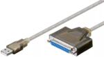 Goobay Cablu convertor USB la Paralel 25 pini 1.5m Windows 10 Goobay (95433)