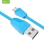 GOLF Cablu USB la micro USB Golf Diamond Sync Cablu albastru 1m 2A GC-27m (GC-27m-CYAN) - balutatech