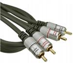 Prolink Cablu RCA mufa tata x2 din ambele parti 5m negru PROLINK TCV4270-5.0 (TCV4270-5.0) - balutatech