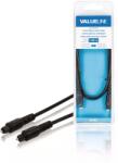 Valueline Cablu optic TOSLINK tata - TOSLINK tata 1m Valueline (VLAB25000B10)