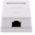 Well Priza simpla FTP cat6 RJ45 ecranat pe tencuiala Well (LANBOX-SM-F6-WL) - balutatech