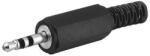Goobay Mufa Jack 3.5 mm stereo tata cu protectie cablu din plastic Goobay (11016)