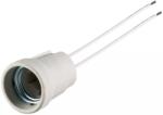 Goobay Fasung Dulie E27 cu cabluri 0.15m max. 100W 250V AC alb GOOBAY (16991)