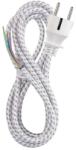 EMOS Cablu de alimentare EMOS S00003 cu invelis textil 3x0.75mm2 2.4m (23501)
