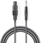 Nedis Cablu difuzor 1.5mm SPEAKON 2-pini mama - 6.35 mm tata 5m gri Nedis (COTH16200GY50) - balutatech