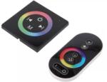 OPTOFLASH Controler LED 12A control iluminare RGB 12 24VDC Canale 3 neagra OPTOFLASH CTR-RGB-4A-PANEL (CTR-RGB-4A-PANEL)