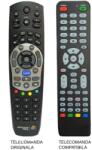  Telecomanda inlocuitoare compatibila Receiver DOLCE HD gri ER 910 MFY 900 (186) (22611)
