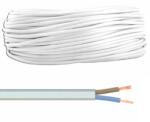 Electric Group Cablu electric bifilar dublu-izolat cupru 2x0.75mm plat alb MYYUP H03VVH2-F 2x0.75 (20356)
