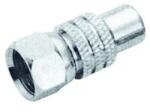 Cabletech Adaptor F tata la RCA mama Cabletech (ZLA0464) - balutatech