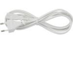 Somogyi Elektronic Cablu de alimentare Euro - 2pini mufa bipolara 2m conductor 2x0.75mm2 2.5A 500W alb Somogyi Electronic (20559)