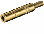 Goobay Mufa Jack 6.35 mm stereo mama metal aurit Goobay (11072) - balutatech