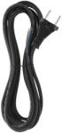 EMOS Cablu de alimentare EMOS S03050 nedetasabil flexibil izolatie cauciuc 2x1mm2 5m negru (23481)