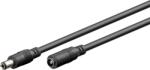 Goobay Cablu de extensie DC mama-tata 5.5x2.5mm 5m negru Goobay 76673 (76673)
