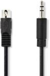 Nedis Cablu audio DIN 5pini tata - Jack 3.5 mm STEREO tata 2m Nedis CAGL20100BK20 (CAGL20100BK20)
