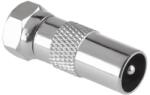 Cabletech Adaptor mufa tv tata la F tata cupru Cabletech (ZLA0602) - balutatech