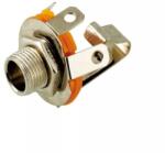 Goobay Mufa audio Jack 6.35 mm mono mama metal panou cu contact de comutare Goobay (11084) - balutatech
