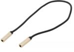 Vention Cablu prelungire audio stereo Jack 3.5 mm mama-mama 0.3m aurit negru VENTION BFABY (BFABY) - balutatech