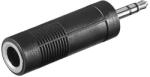 Goobay Adaptor Jack 3.5 mm stereo la Jack 6.35 mm stereo mama Goobay (11101) - balutatech