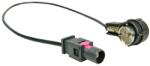 4CarMedia Cablu adaptor radio auto Fakra mufa tata - ISO mufa tata 90grade 0.23m 4CARMEDIA ZRS-BMW-ISO (ZRS-BMW-ISO)