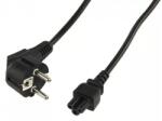  Cablu alimentare laptop Schuko tata 90 grade - IEC320-C5 mama 1.5m H05VV-F 3x0.75mm VDE (15488)