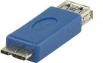 Valueline Adaptor USB 3.0 Micro USB B tata 3.0 - USB A mama 3.0 albastru VALUELINE (VLCB61901L) - balutatech