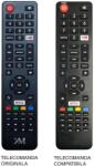 CLASS Telecomanda inlocuitoare compatibil cu originalul pentru TV KrugerMatz PIL0357 (338-3) (Kruger&Matz-PIL0357)
