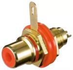 Goobay Mufa RCA mama montare pe panou rosu Goobay (11307) - balutatech