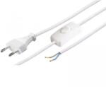 Goobay Cablu alimentare Euro cu 2 fire si intrerupator 1.5m Goobay (51349)
