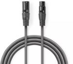 Nedis Cablu digital XLR 3 Pini tata - XLR 3 Pini mama 5m gri Nedis (COTH15012GY50)