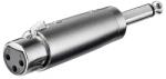 Goobay Adaptor XLR mama la Jack 6.35 mm mono tata Goobay (27451) - balutatech