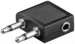 Goobay Adaptor Jack de casti 3.5 mm pentru avion Goobay (61004) - balutatech